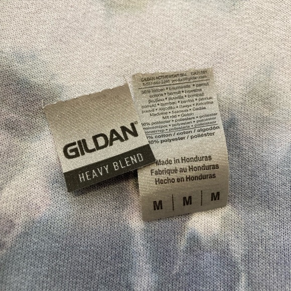 One of a kind Ice Dyed Hoodie, size M - Picture 5 of 6